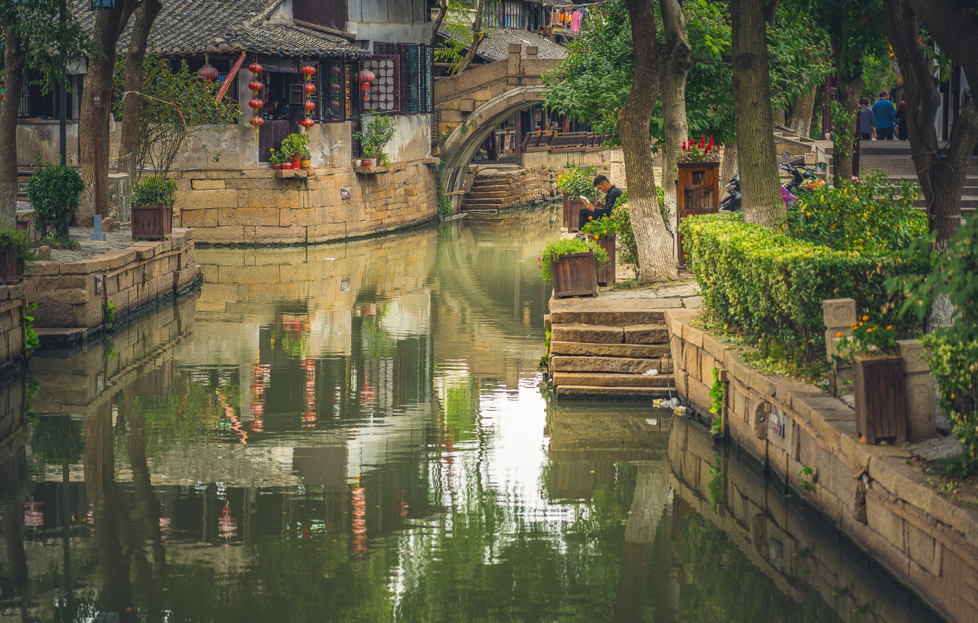 甪直古镇景区一景